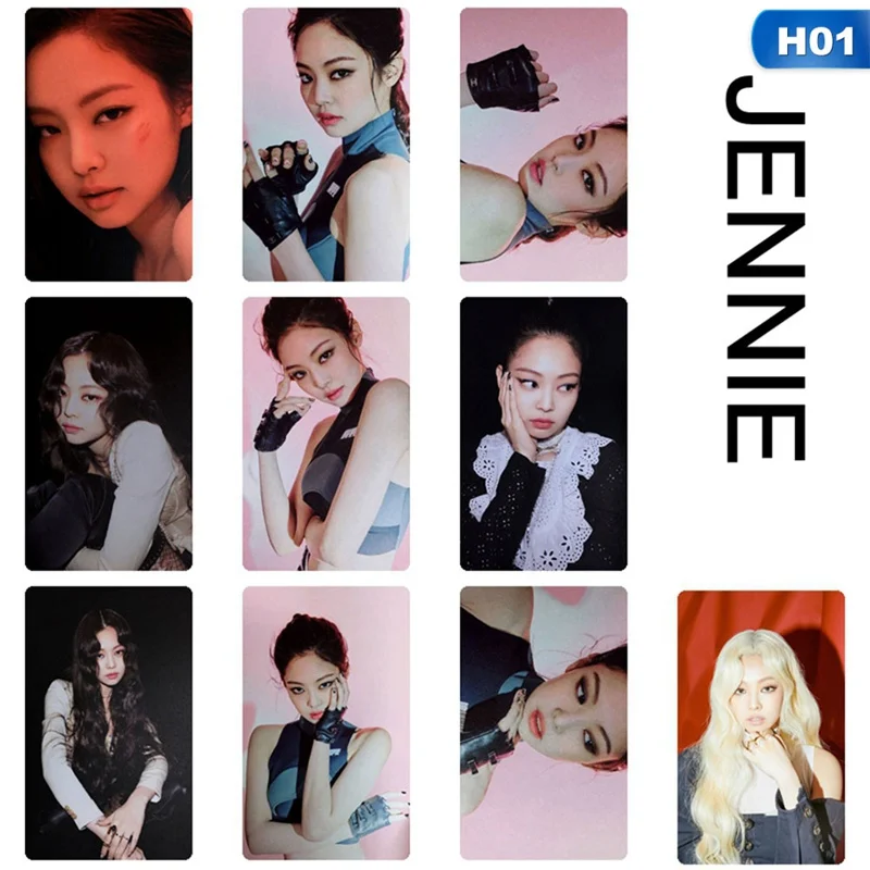 10 шт./компл. Kpop Blackpink Kill This Love Photo Stikcy Card Дженни Лиза стикер для фотостудии альбом карты с кристаллами стикер