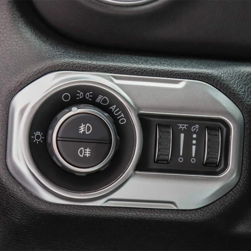 Фары переключатель кнопка украшения накладка наклейки для Jeep Wrangler JL аксессуары