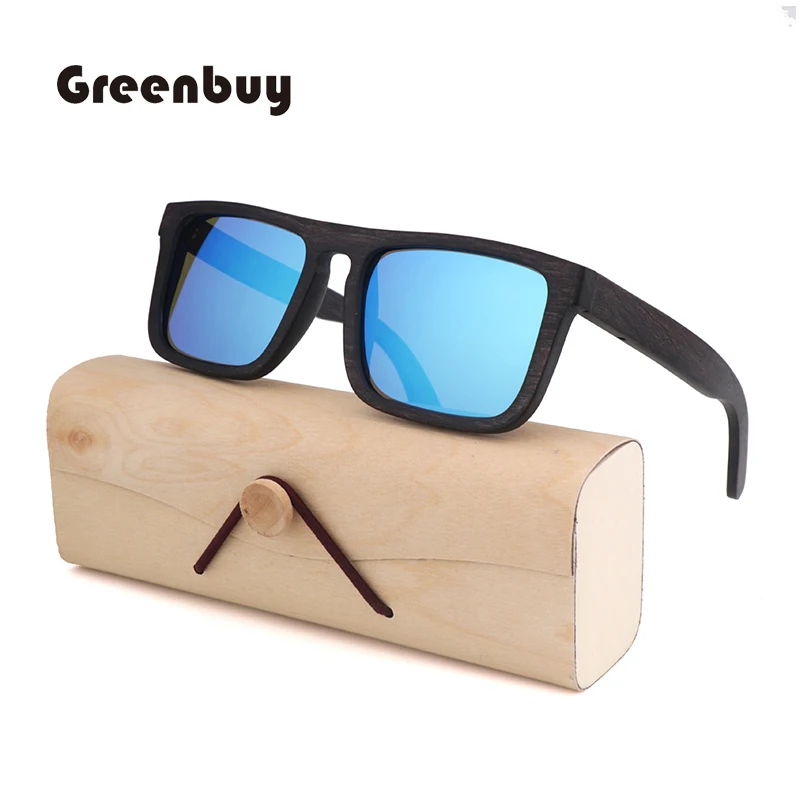 Винтажные Солнцезащитные очки Dumu деревянные поляризованные UV400 Брендовые мужские очки для вождения, солнечные очки Женские квадратные очки# GB2065