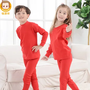 

Children's Birth Year Underwear Set Cotton Boys Girls Red Warm Set girls underwear teenage kids underwear boys baby girl clothes