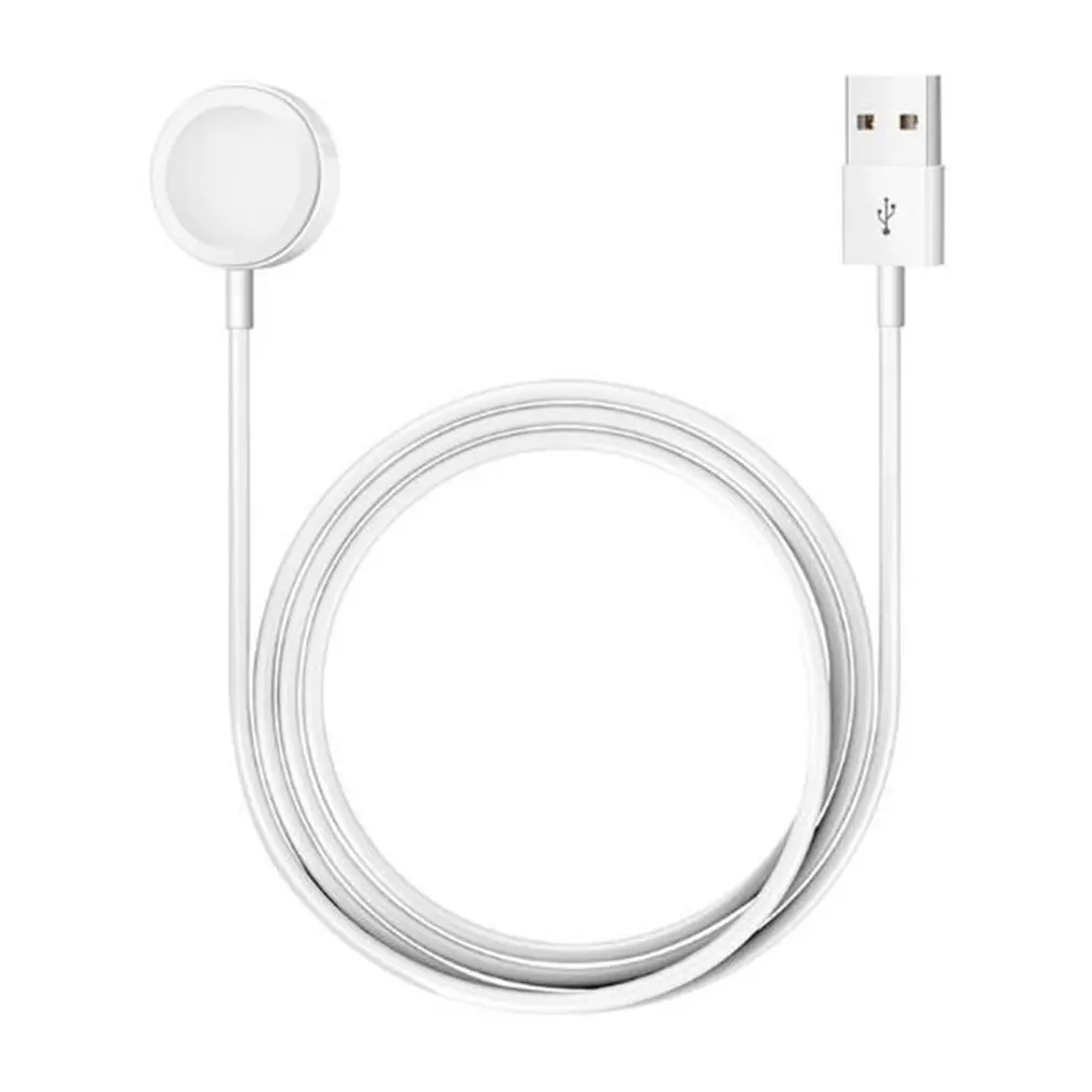 Беспроводной Зарядное устройство для iPhone для наручных часов iWatch серии 1/2/3/4 Магнитный Зарядное устройство с 1 м USB кабель быстрая зарядная