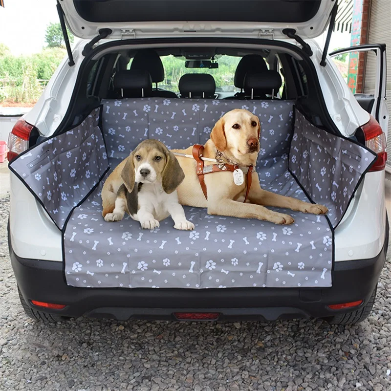 Car Seat Cover Dog Car Mat Waterproof Pet Dog Carrier Cars Rear Back Seat Mat Hammock Cushion Protector Oxford Transportin Perro - Цвет: 3