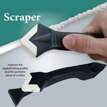 

Silicone Scraper Caulking Grouting Tool Door Window Silicone Glass Cement Scraper Tool Sealant Finishing Cleaning scrapers