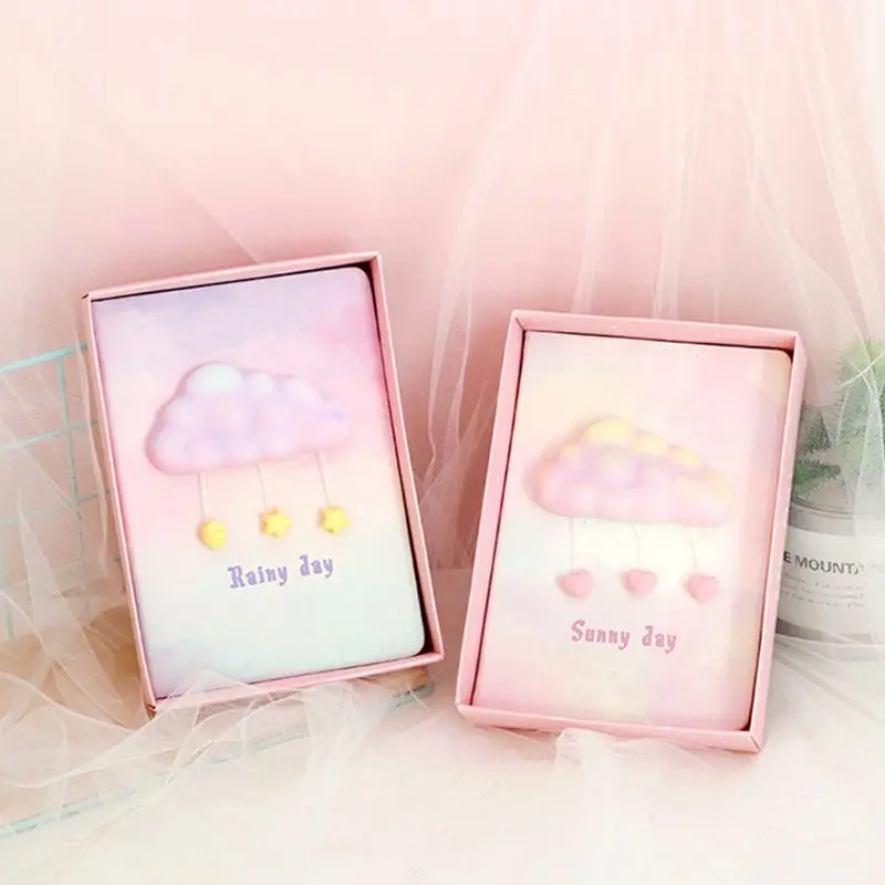 Креативный блокнот Dream Cloud, планировщик, блокнот, дневник, блокнот для рисования, ежедневная книга, мигающий светильник, офисные школьные принадлежности
