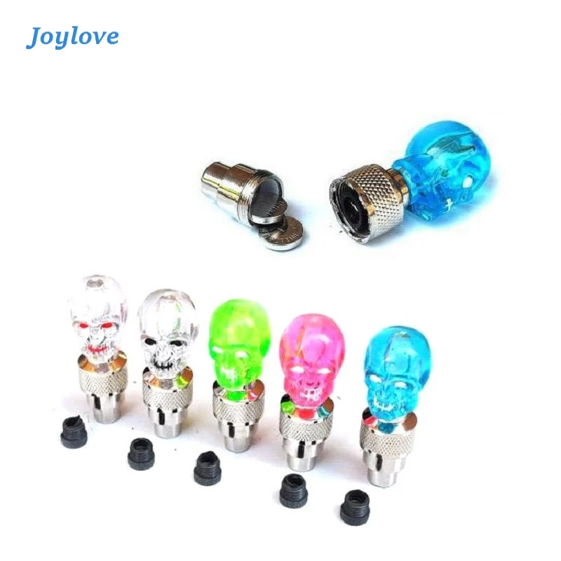 JOYLOVE Велосипед Hot Wheels сердечник клапана газовая насадка Ручной череп вращение
