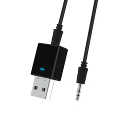 Bluetooth 5,0 приемник передатчик 2 в 1 USB беспроводной аудио адаптер Bluetooth 5,0 приемник для ТВ компьютера музыки автомобиля SD