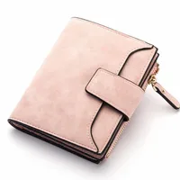 New fashion ladies short wallet Korean version of the zipper wallet multi-function wallet coin purse card package wallet