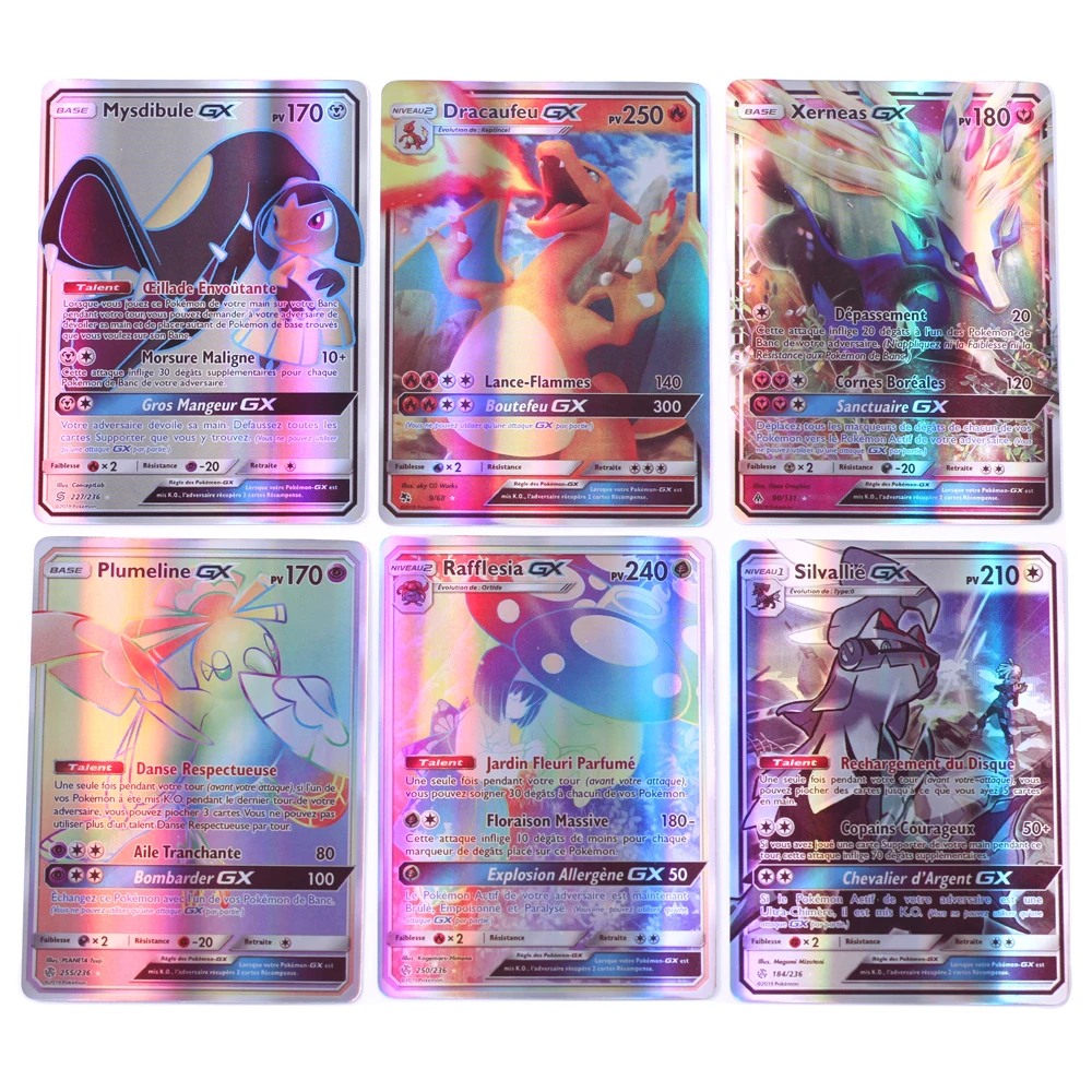 New French Version Pokemon Card Battle Game Card GX V Vmax Tag Team Ex Mega  Shiny Cards|Game Collection Cards| - AliExpress