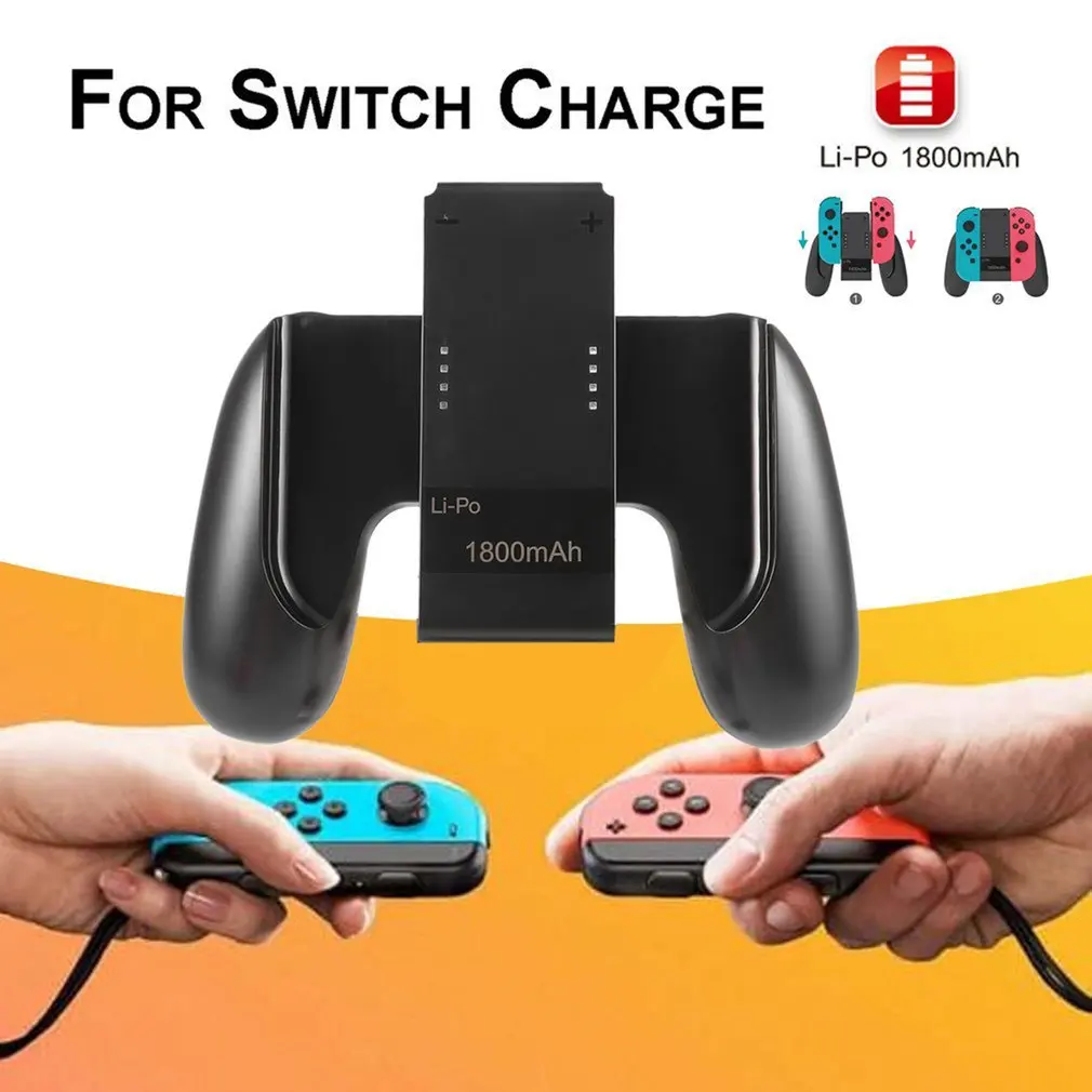 Зарядная док-станция с ручным захватом для rend Switch Li-Po 1800 мАч, портативное зарядное устройство, заряжаемый держатель с подставкой