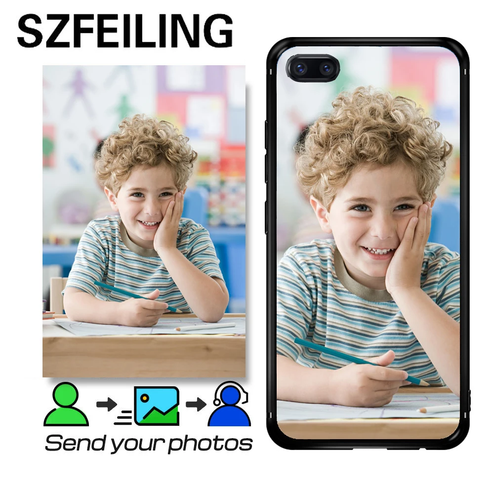 

Customized DIY phone case For Huawei Honor 20 9i 20i V9 V10 V20 8X Max Note 10 Lite 9X 7X 7A Pro 7C 7 Play back cover Glass case