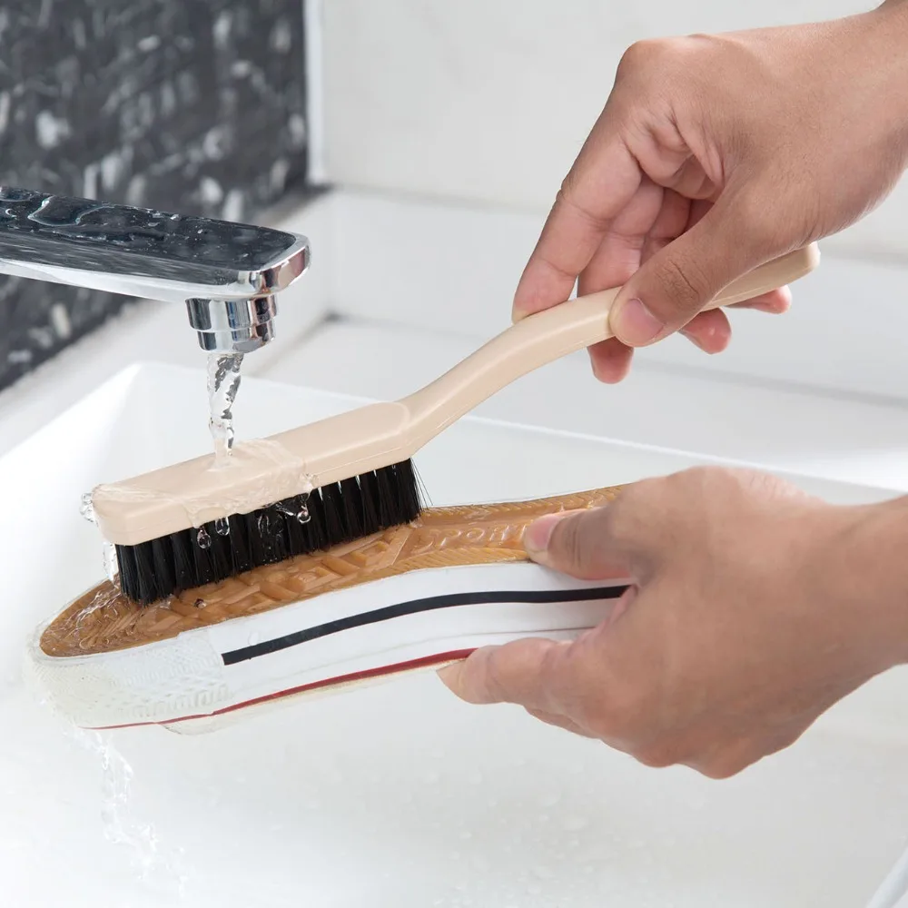 Shoe Cleaner Brush Sneaker Boots Bags Scrubber Washing Clothes Leather Suede Shine Cleaning Kit | Дом и сад
