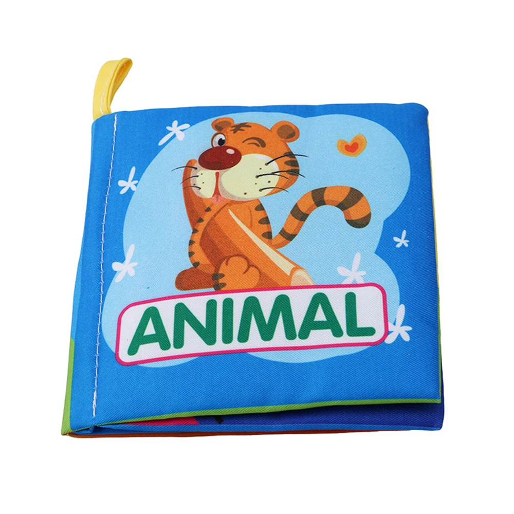 Детские игрушки 0-12 месяцев, детские погремушки, тканевая книга, познание вокруг Мультитач, многофункциональная веселье и двухцветная кроватка, бампер - Цвет: animal