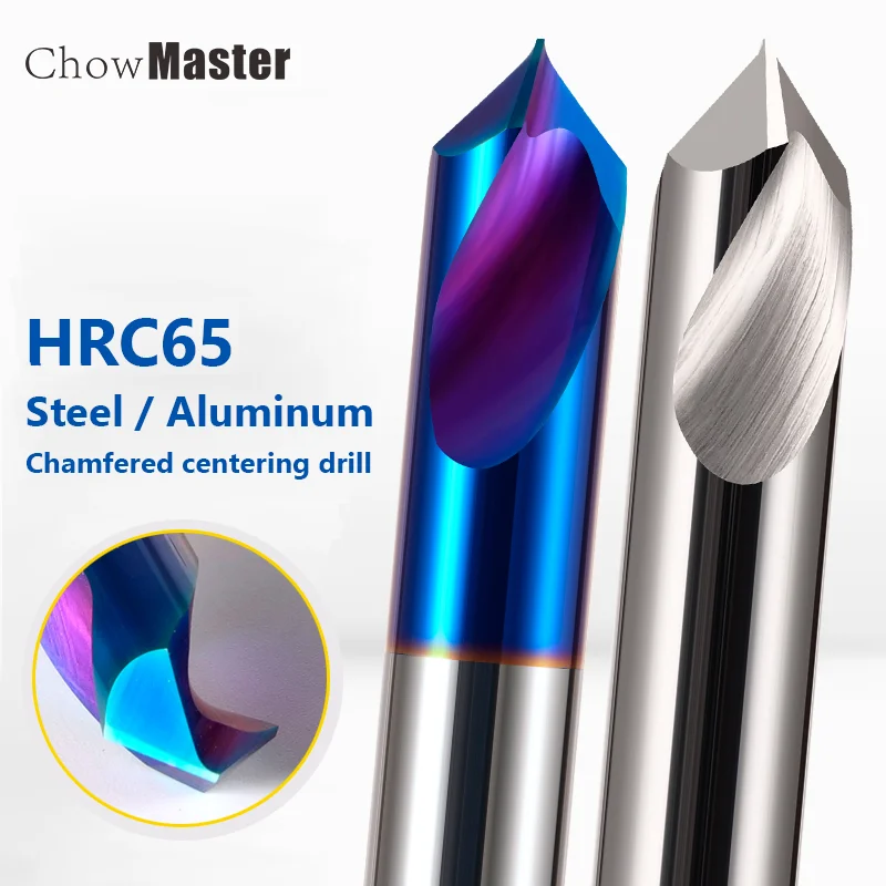 HRC65 Centering drill Carbide 90° CNC Spot Drill Stub Starting Location Center Bit Prepare Guide Pilot Hole Chamfer Machine | Инструменты