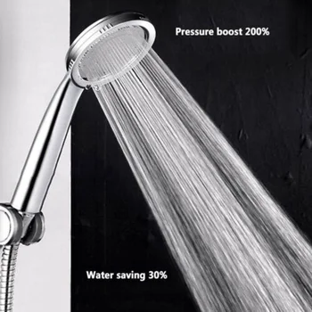 

Newly Shower Head High Pressure Water Saving Hand Held Bathing Portable for Bathroom TE889