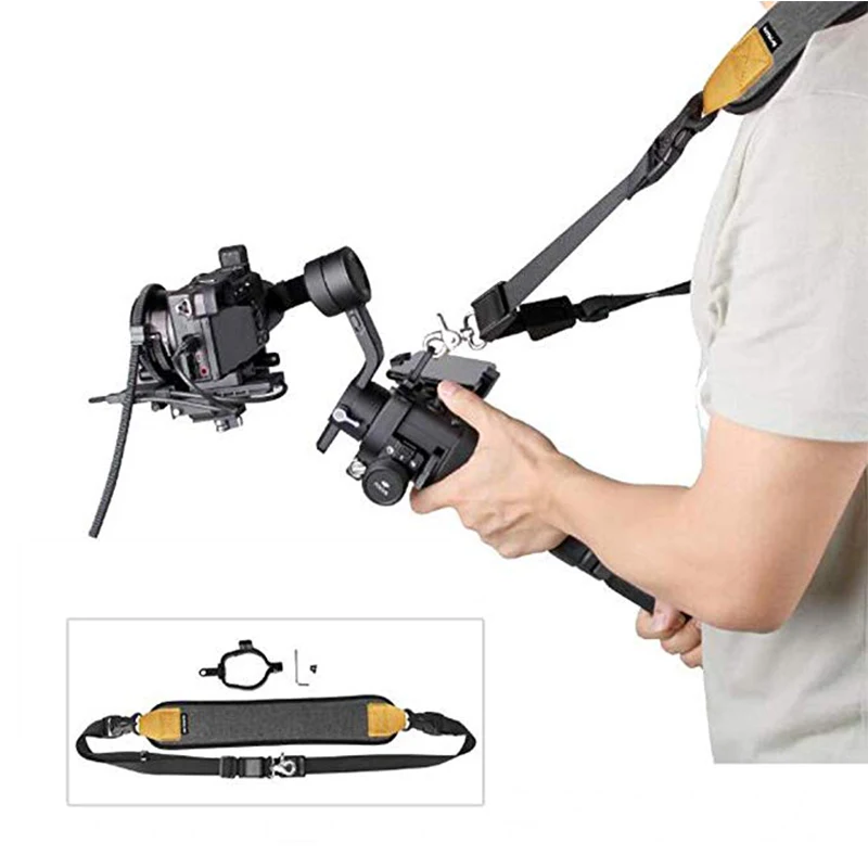Для DJI RONIN S/SC Ремень Через Плечо Слинг застежка DJI RONIN S/SC 3-осевой и портативный монопод с шарнирным замком стабилизатор для фотоаппарата аксессуары