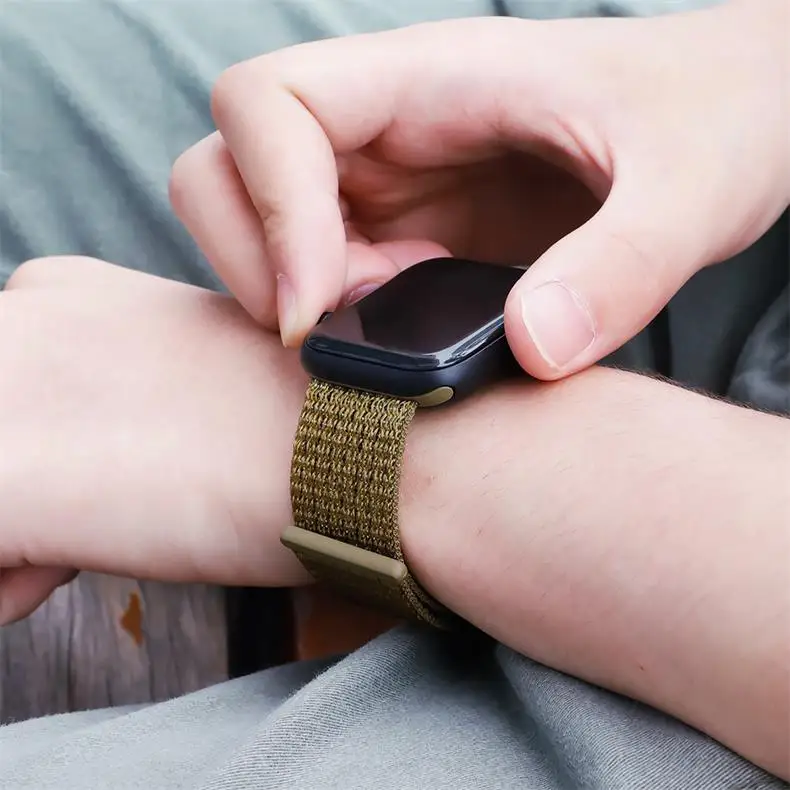 Ремешок для apple watch 5 4 ремешок 44 мм 40 мм Correa 42 мм 38 мм iwatch 5 4 3 2 нейлоновый браслет pulseira ремешок для часов