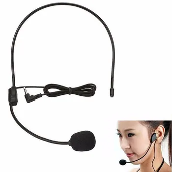 

top selling product 2020 3.5mm Wired Headworn Microphone Microfone MIC For Voice Amplifier Speaker accept Wholesale dropshipping