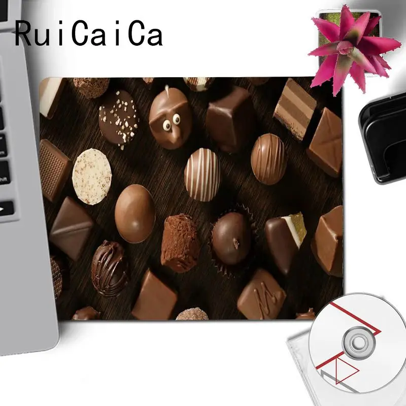 RuiCaiCa дизайн милый с изображением шоколада wonka заказной Ноутбук игровой Размер коврика для компьютерной мыши для 18x22 см 25x29 см маленький коврик для мыши
