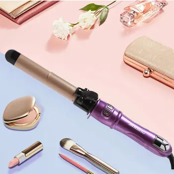 

360 Degree Rotating Automatic Curling Iron Tourmaline Ceramic Electric Technology LCD Digital Display 30S Fast Heating Lescolton