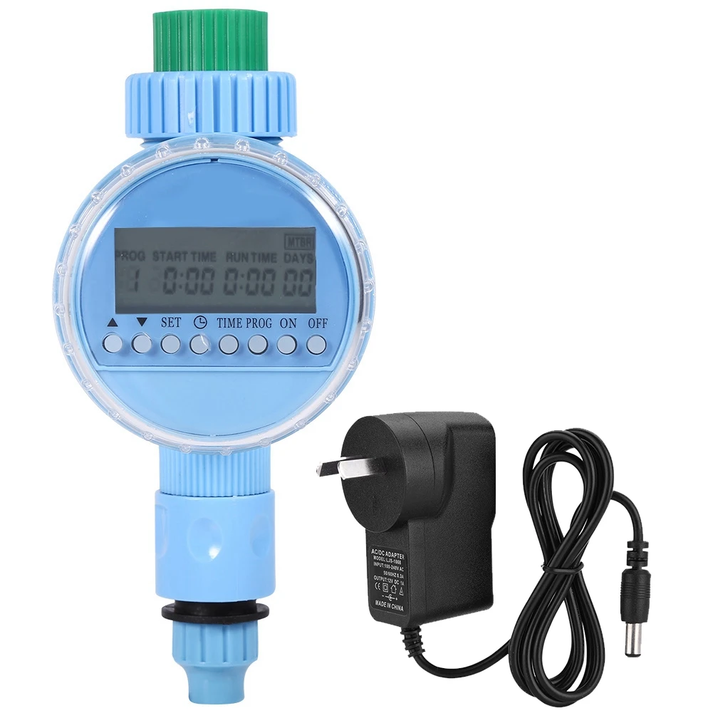 

AC Garden Auto Water Saving Irrigation Controller LCD Digital Watering Timer AU Plug 220V Garden Tool