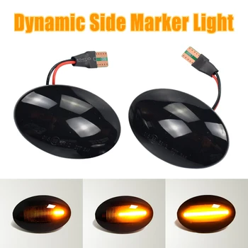 

LED Dynamic Turn Signal Side Marker Light Flowing Water Blinker For Ford Fiesta MK3 MK4 KA Mondeo Transit Tourneo Flashing Light