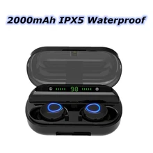 V10 TWS наушники с громкой связью Bluetooth светящиеся наушники с выключенным сенсорным управлением Беспроводные наушники с шумоподавлением наушники-вкладыши