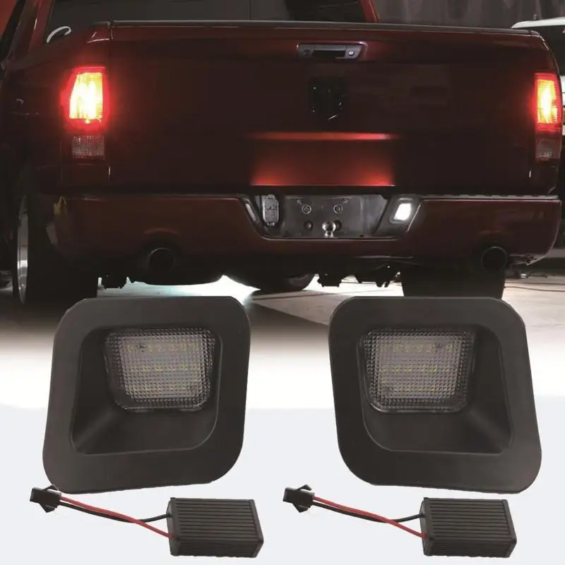 1 пара светодиодный светильник для номерного знака автомобиля s для Dodge Illumination 2500 3500 Белый ram 1500 светильник для номерного знака авто 2003-20 I5L9
