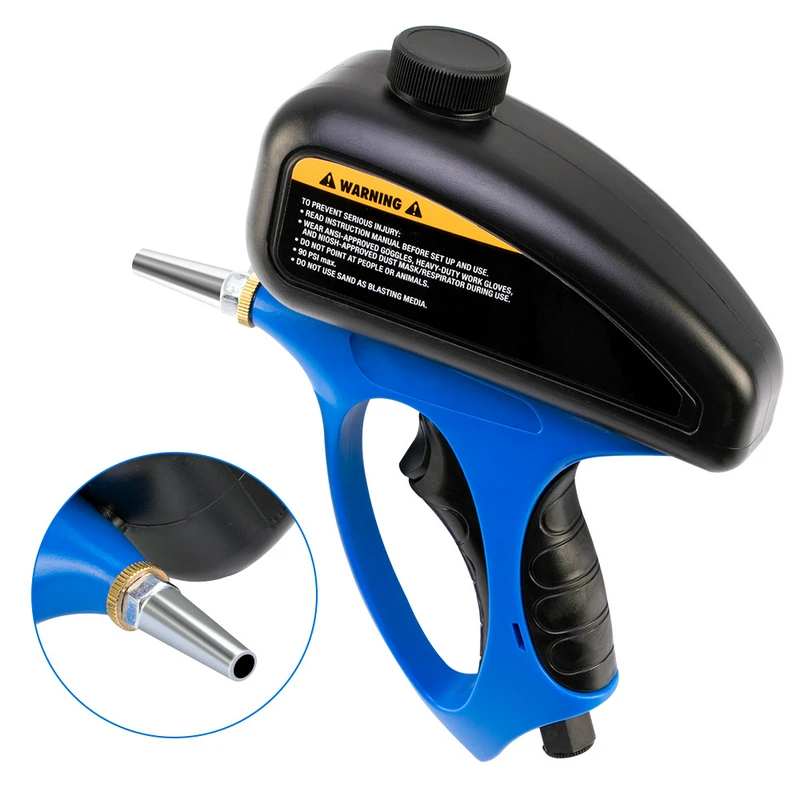

Anti-rust Sandblaster Handheld Pneumatic Glass Tombstone Sandblasting Machine