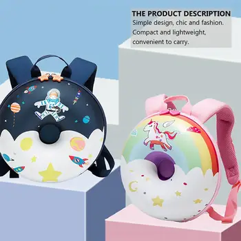 

1PC Lovely Kids Bag EVA Unicorn Bag Boys Girls Backpack Portable Storage Pouch