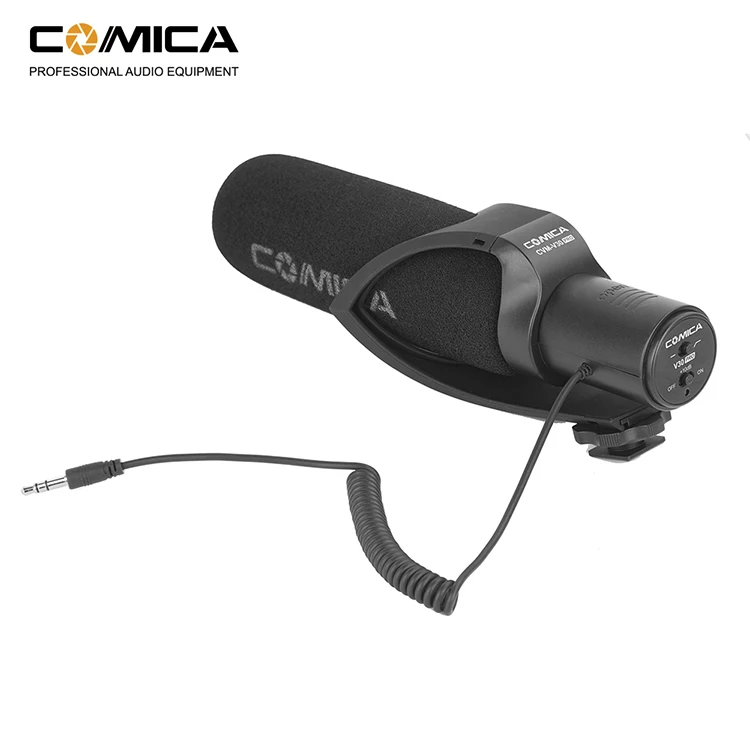 Comica CVM-V30 PRO Микрофон для камеры Электрический супер-кардиоидный направленный конденсаторный видео микрофон для Canon Nikon sony DSLR