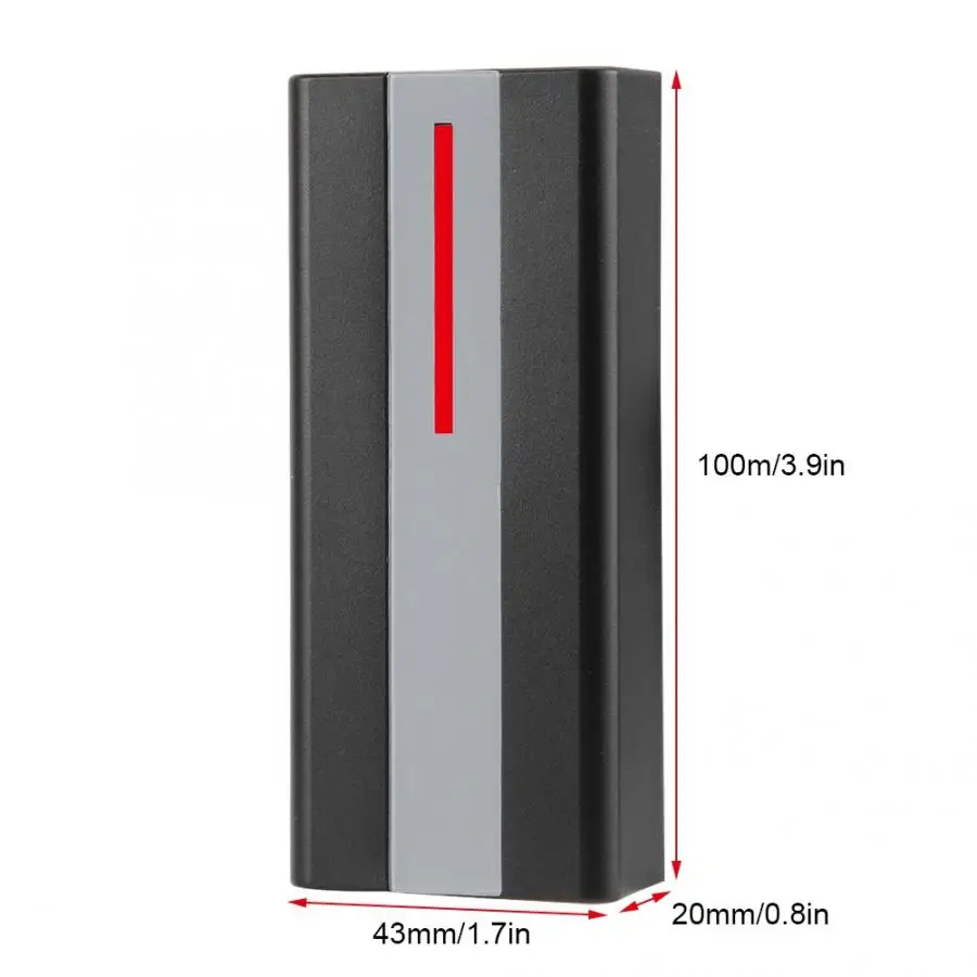 Черный Водонепроницаемый 125 кГц H1-REM RFID Wiegand 26/34 кард-ридер система контроля доступа