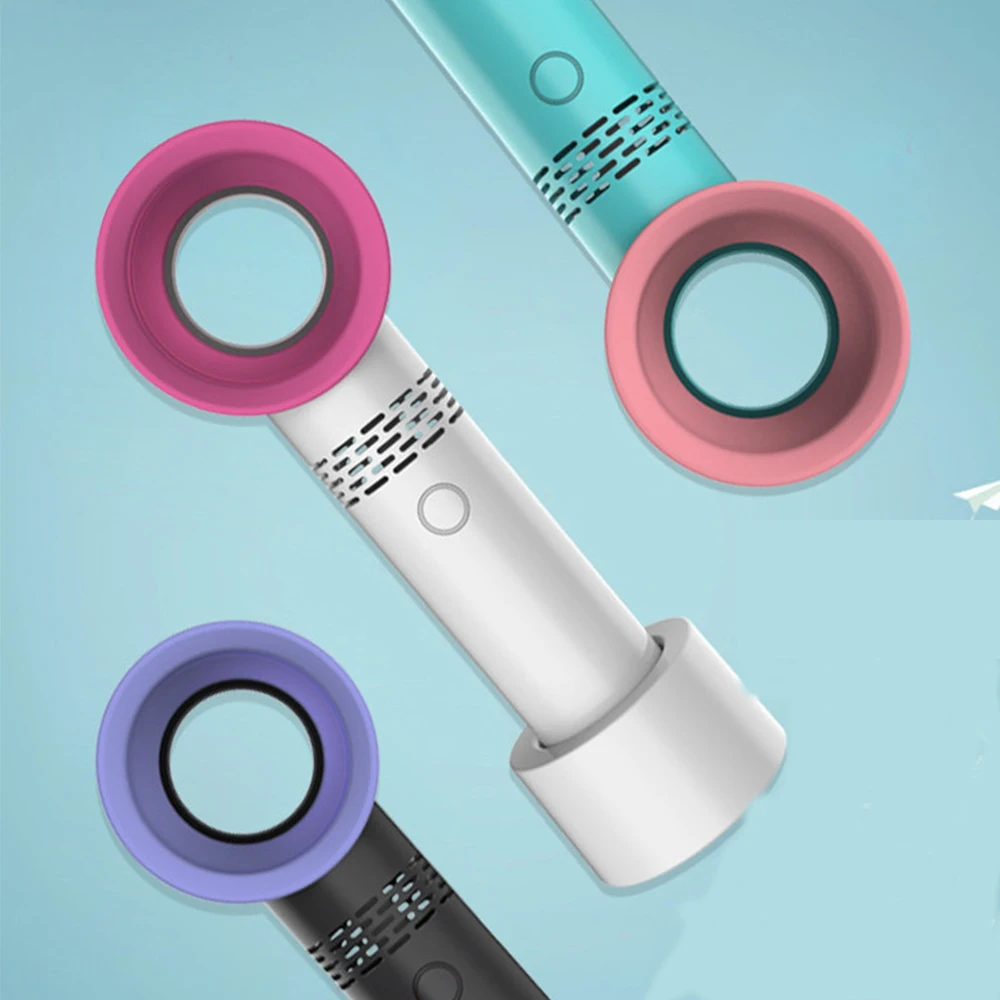 Портативный мини-Воздуходувка вентилятор USB Bladeless перезаряжаемый охладитель воздуха с светодиодный дисплей портативный вентилятор кулера для наружного использования