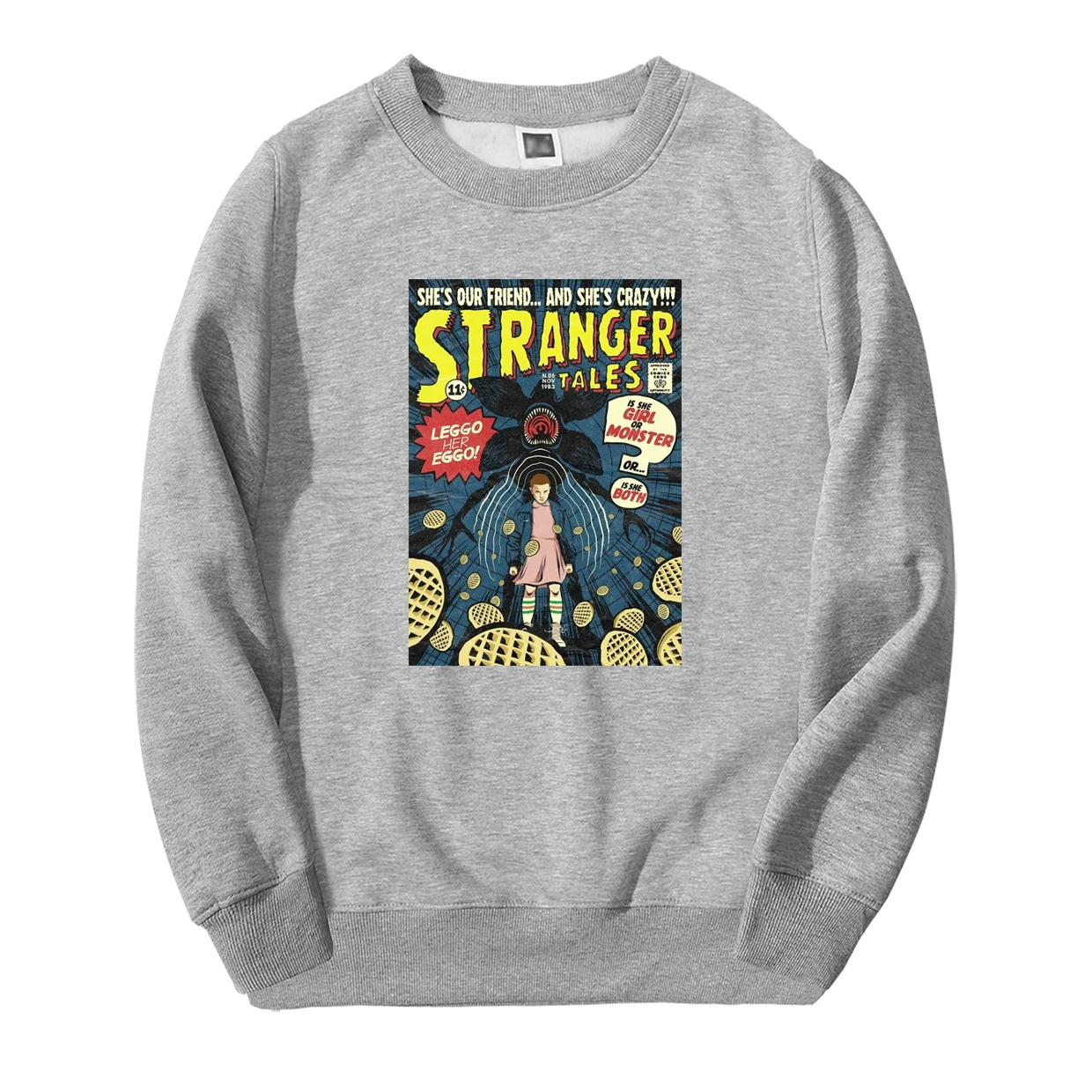 Новинка, модные толстовки с принтом, Мужская теплая спортивная одежда Eleven Girl Stranger Things tv Show, повседневный спортивный костюм в стиле хип-хоп