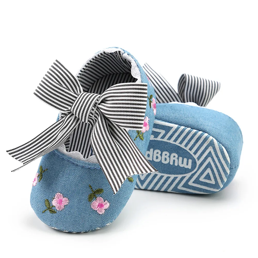 Fashion personality embroidery baby comfort Baby Girl Embroidery Flower Fashion Toddler First Walkers Kid Shoes Dropshipping#15