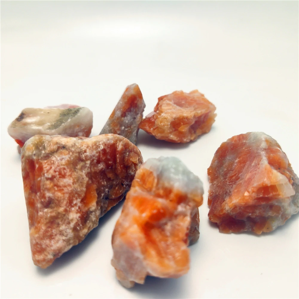 Natural de Sunstone, curación piedra de cuarzo Rockstone Reiki espécimen curativo bruto y puro Mineral colección regalo