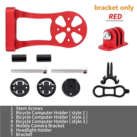 red bracket only WEST BIKING велосипед светильник USB Перезаряжаемые светодиодный велосипед передний фонарь с Gopro кронштейн держатель светильник головной светильник флэш-светильник для езды на велосипеде - Цвет: red bracket only