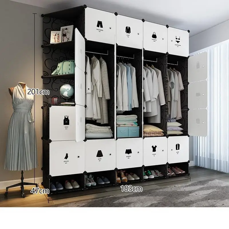 MODEL S Mobile Per La Casa комод для range Ropero Armoire Chambre Guarda Roupa мебель для спальни Mueble De Dormitorio шкаф - Цвет: MODEL S