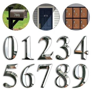 

5cm Door Number Sticker House Hotel Apartment Mailbox Number Door Plate Sign Self Adhesive Plastic Room Numbers for Home office