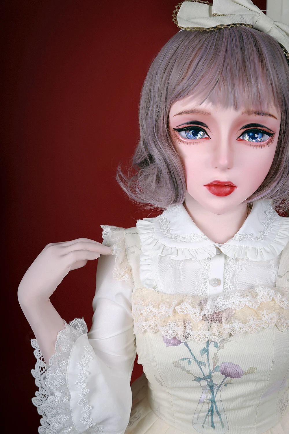 HIDOLLS 20) ручная работа, для женщин, для девочек, кремнеземная смола, половина головы, косплей, японская ролевая игра, BJD, кигуруми, маски, кукла Трансвестит, маска