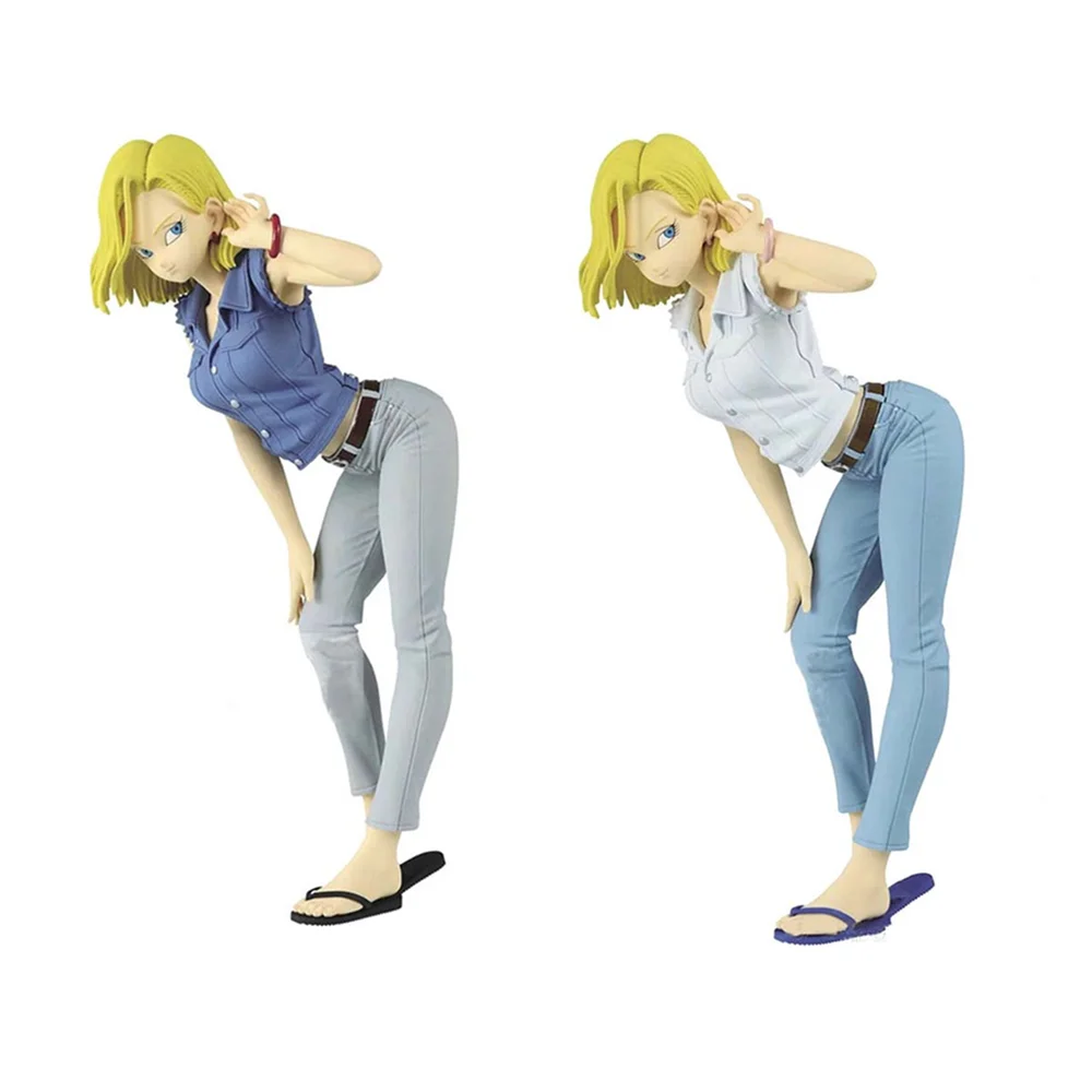 Dragon Ball Z Android No.18 Lazuli Action Anime Figures Glitter & Glamours Sexy Doll Toys Figurine Dragonball Collector Juguetes