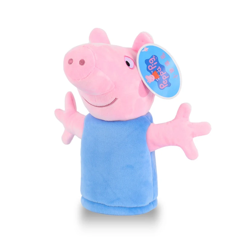 26 см Peppa Pig Peluche ручная кукла-напёрсток кукла Джордж семья свинья животное плюшевые подарки на день рождения вечерние Игрушки для девочек детей