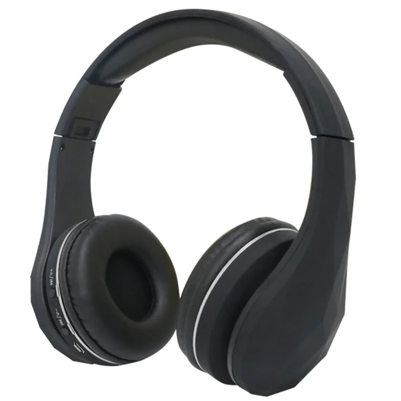 TF/FM-радио/Bluetooth 3-в-1 через наушники-вкладыши Bluetooth наушники Вращающийся складной спортивные кроссовки с низким акцент наушники - Цвет: Черный