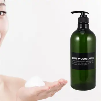 

4pcs 1000ml Dispenser Bottles Waterproof Lotion Bottle Plastic Refillable Empty Bottles For Shower Gel Shampoo Bathroom Supplies