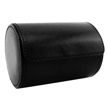 

Men's Necktie Tie Box Organizer Case, Travel Tie Storage Case Tie Holder Stores,Cylinder Shape