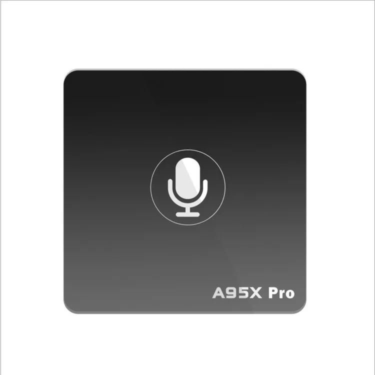 Google tv Box A95X Pro 2G 16G Smart Android 7,1 4K tv Box Голосовое управление Amlogic S905W WiFi LAN медиаплеер телеприставка