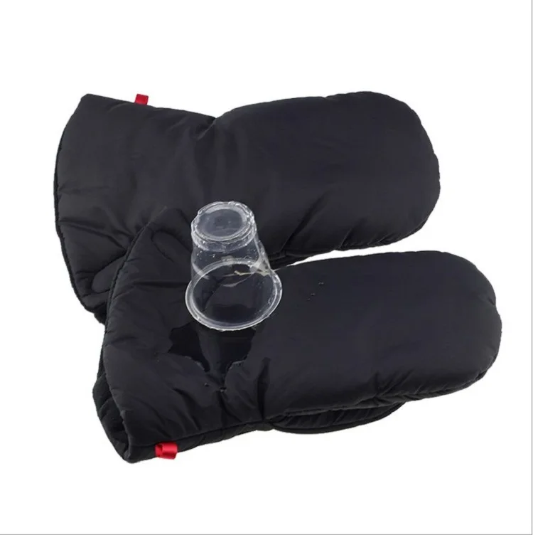 Winter Pram Hand Muff Baby Carriage Pushchair Warm Fur Fleece Hand Cover Buggy Glove Stroller Accessories Stroller Gloves