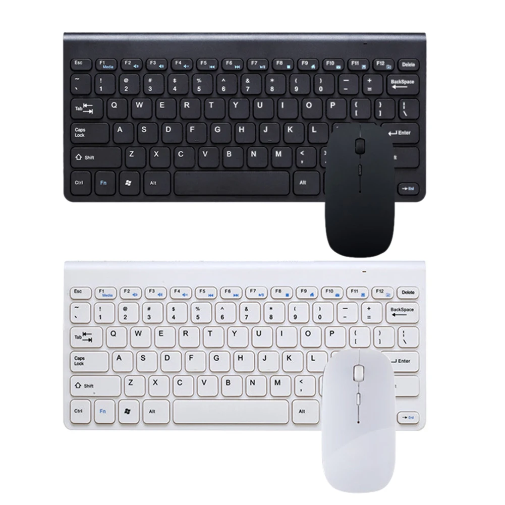 

Ergonomic Wireless Keyboard Small Stylish Mouse Set Mini Keyboard for Games Office Entertainment