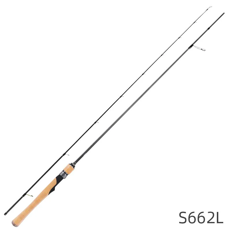 S662L TSURINOYA для рыбалки стержень Дракон 1,89/1,98/2,04/2,10 м MF Ultrelight L приманку/угольный стержень 2 раздел приманка Вес 2-10 г - Цвет: S662L