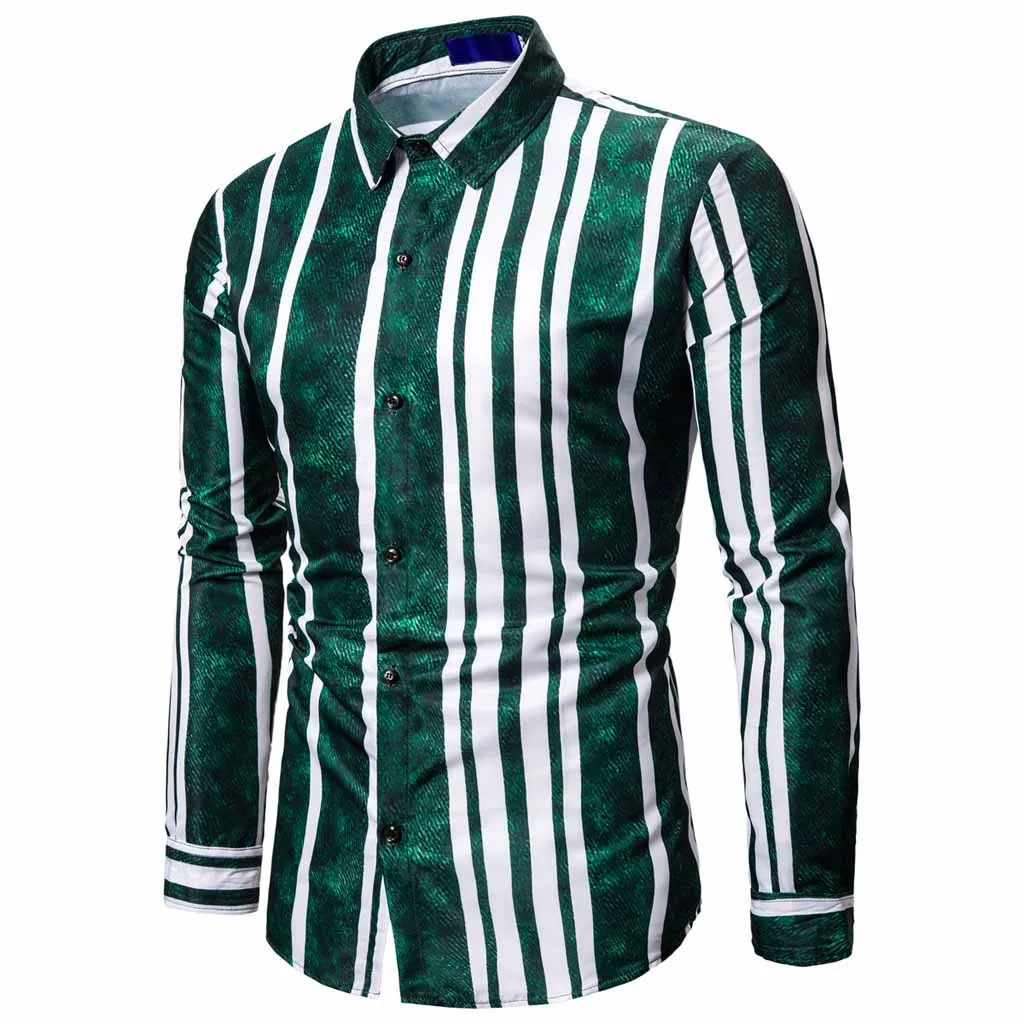 Полосатые рубашки мужская рубашка Camisa Hombre осень-зима Модная рубашка с длинными рукавами деловая Повседневная рубашка рубашки мужская сорочка
