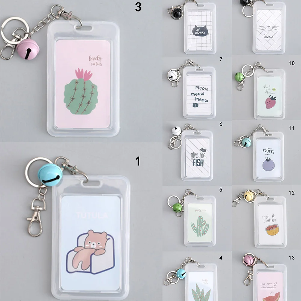 Bank Credit Card Holder Card Cover Hot Sale Women Men Fashion Bags Good Quality Cute Cactus Case Keeper Kids Gift
